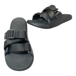 Women's Chaco Chillos Slide Sandals Black Size 8M